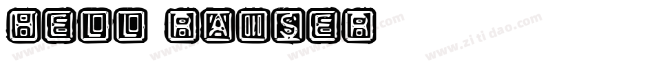 HELL RAISER字体转换